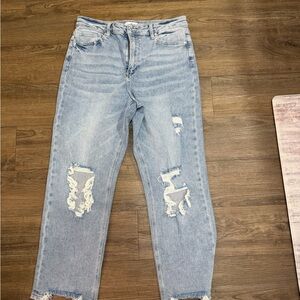 Windsor Light Blue Distressed Boyfriend Jeans